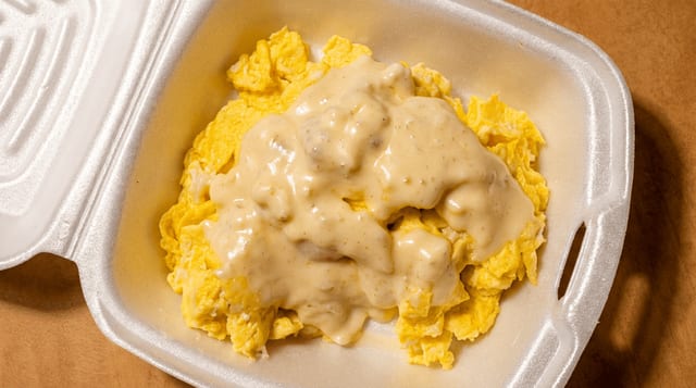 Eggs (3 pcs) with Cheese.