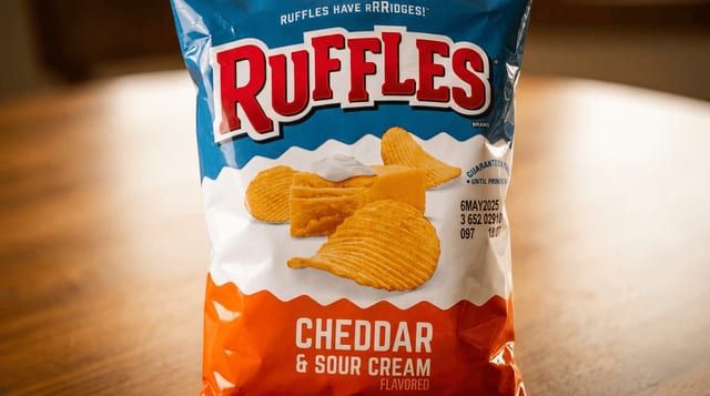 Ruffles Cheddar (1 oz).