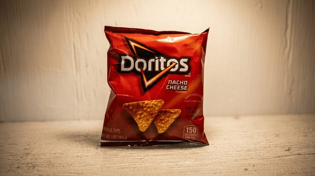 Doritos Nacho Cheese (1 oz).