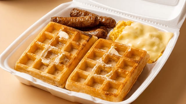 Belgian Waffle Platter.