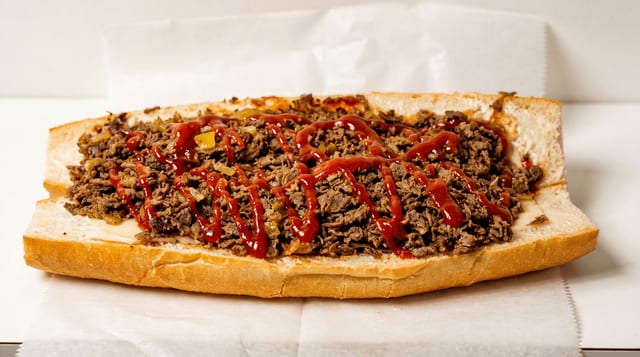 Double Cheese Steak.