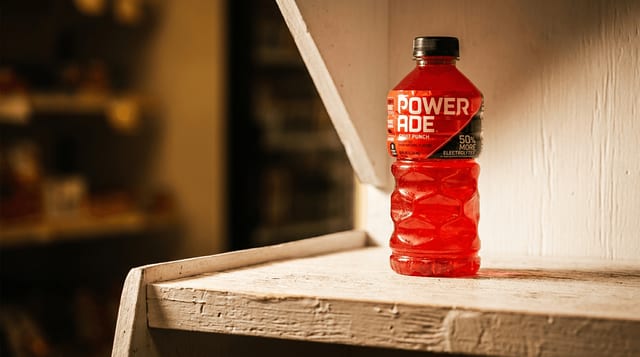 Powerade Fruit Punch (28 oz).