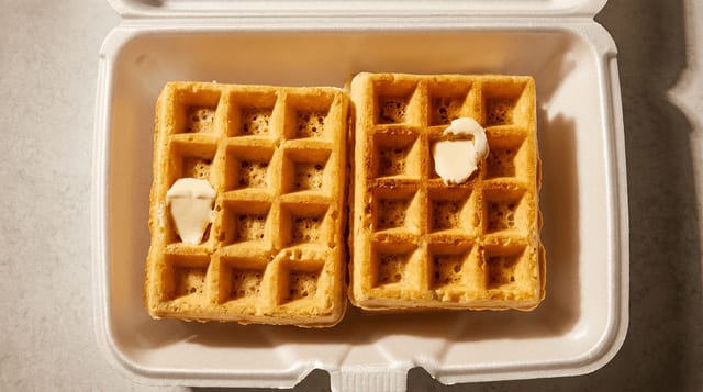 Belgian Waffles (4 pcs).