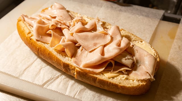White Turkey Hoagie.