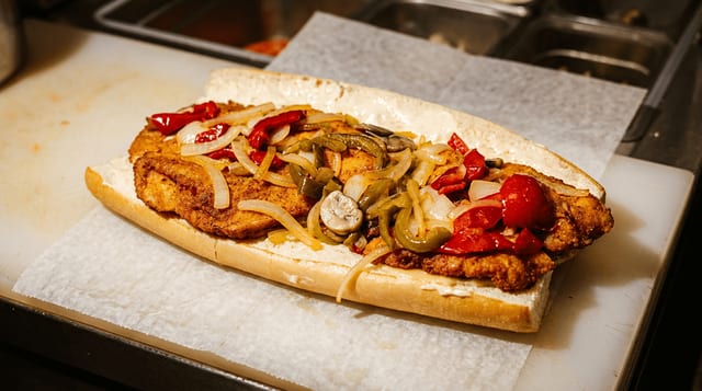 Tilapia Hoagie.