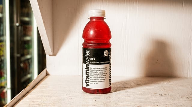 Vitamin Water Pomegranate.