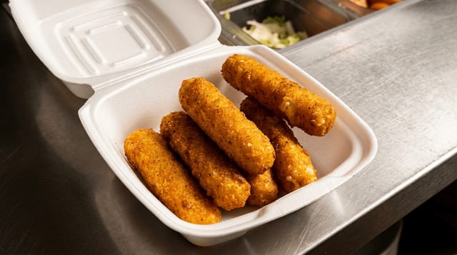 Mozzarella Sticks (6 pcs).