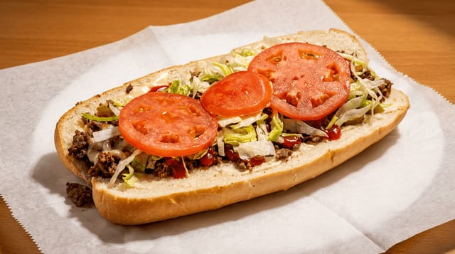 Cheese Steak Hoagie.