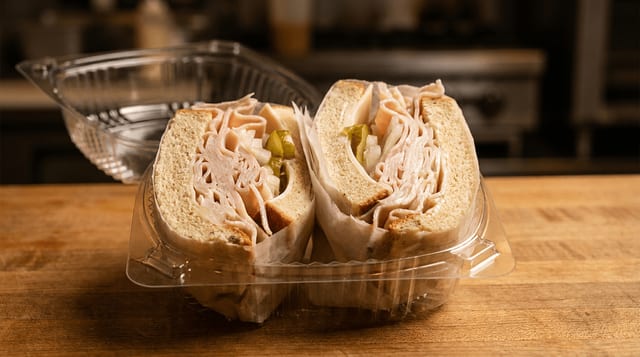 White Turkey Breast Sandwich.