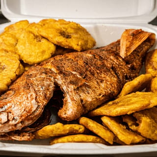 Red Snapper Platter with Tostones