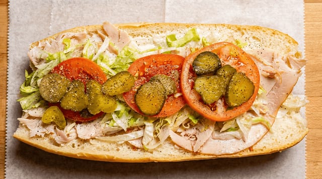 Smoked Turkey Hoagie.