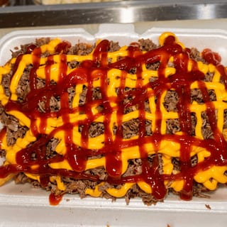 Loaded Cheese Steak Fries