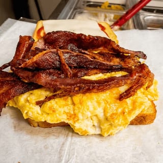 Beef Bacon, Egg & Cheese Sandwich